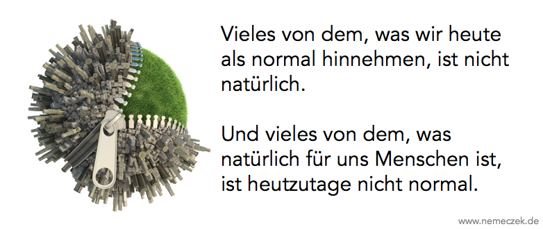 Ralf Nemeczek - normal aber nicht natürlich